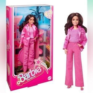 Barbie The Movie Collectible Gloria Doll Wearing Pink Power Pantsuit